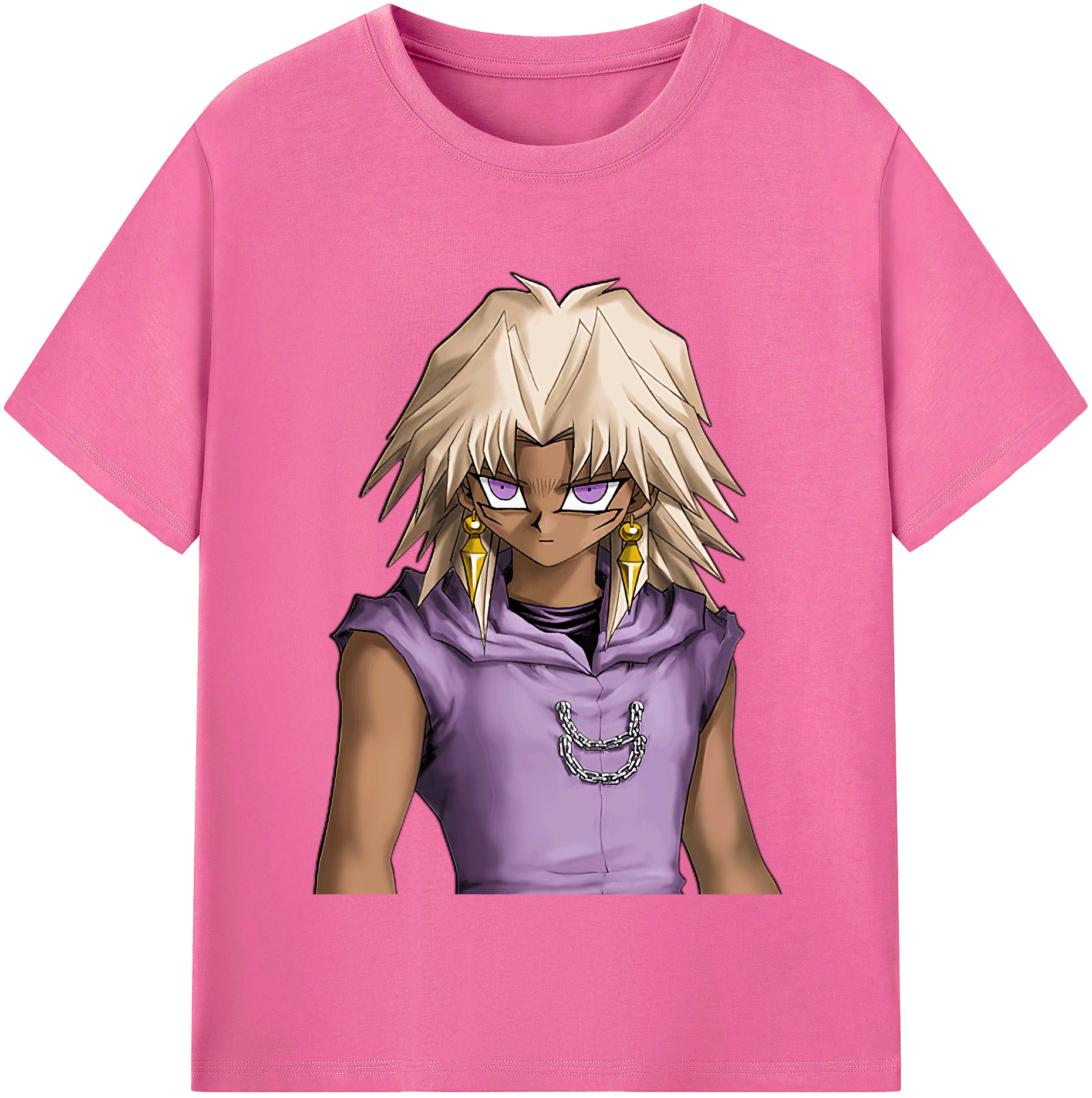 （画像用） 遊☆戯☆王 Yu-Gi-Oh! レディースカジュアルプリントTシャツ（綿100％）